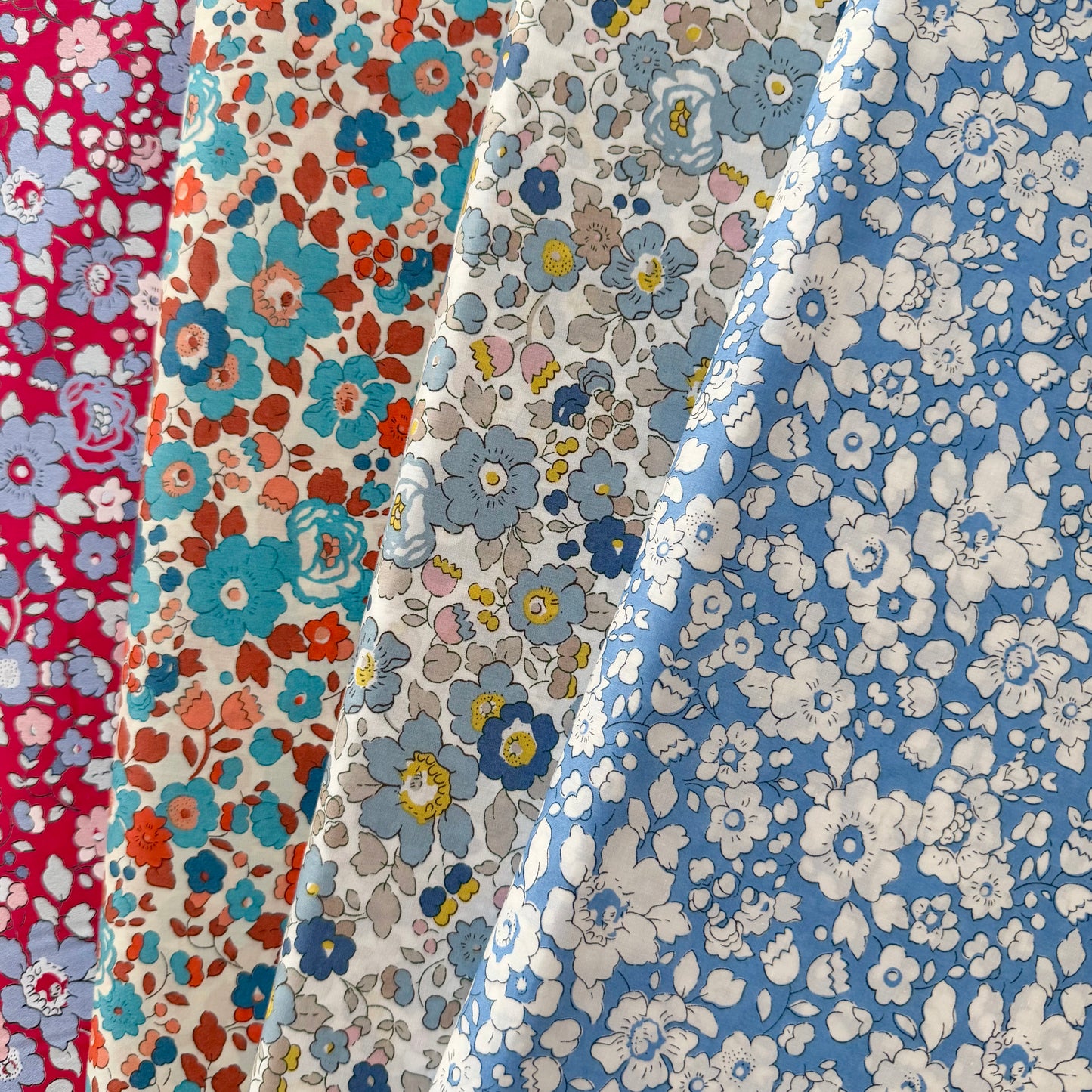 Bespoke Liberty Tana Lawn - Cloudy Blue Betsy