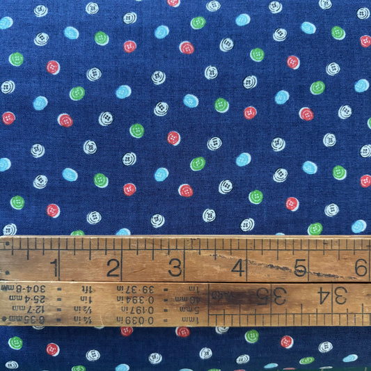 Homey Collection Buttons on Blue (Japanese)