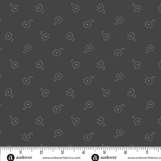 Aster in Space Gray - Itsy Bitsy by Andover
