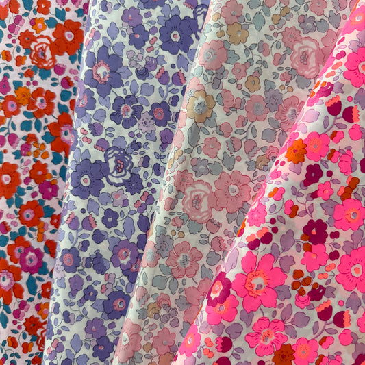 Bespoke Liberty Tana Lawn - Berry Colourway Betsy