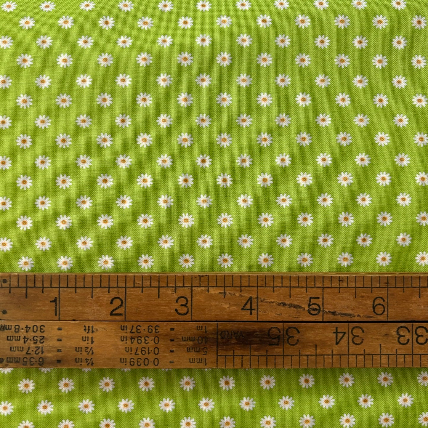 Vintage Soul Daisy Dot Chartreuse - Moda