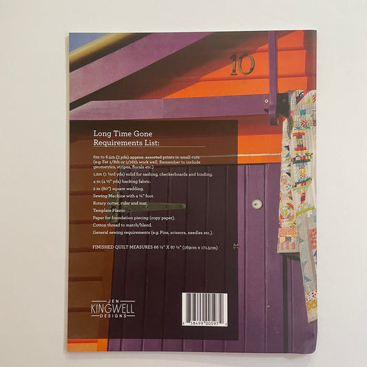 Long Time Gone Booklet by Jen Kingwell