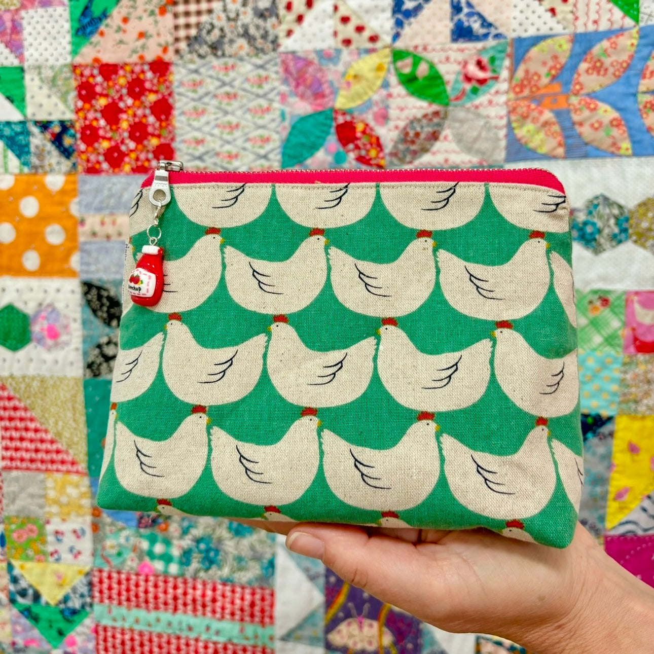 Vintage Quilt Zipper Pouch Class with Lucy 10.30am - 1pm Friday 20th February 2026
