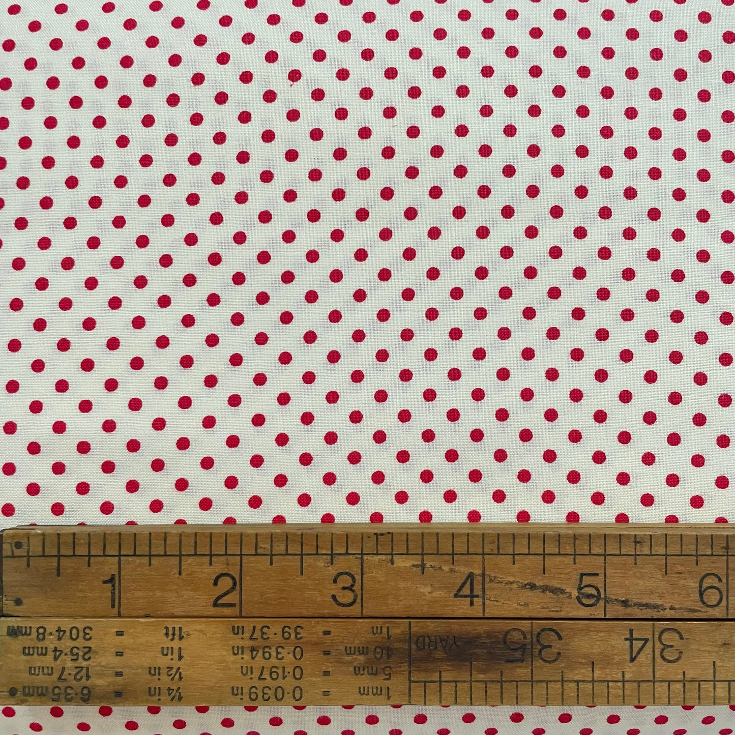 Happy Sweet Collection - Smaller Red Spot on Cream