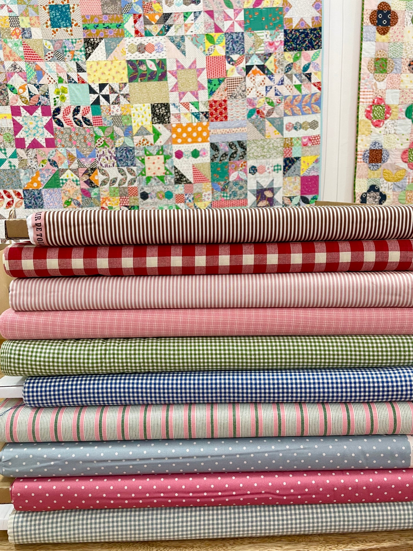Comptoir de Toile Amandine - Carnation - Yarn Dyed Woven