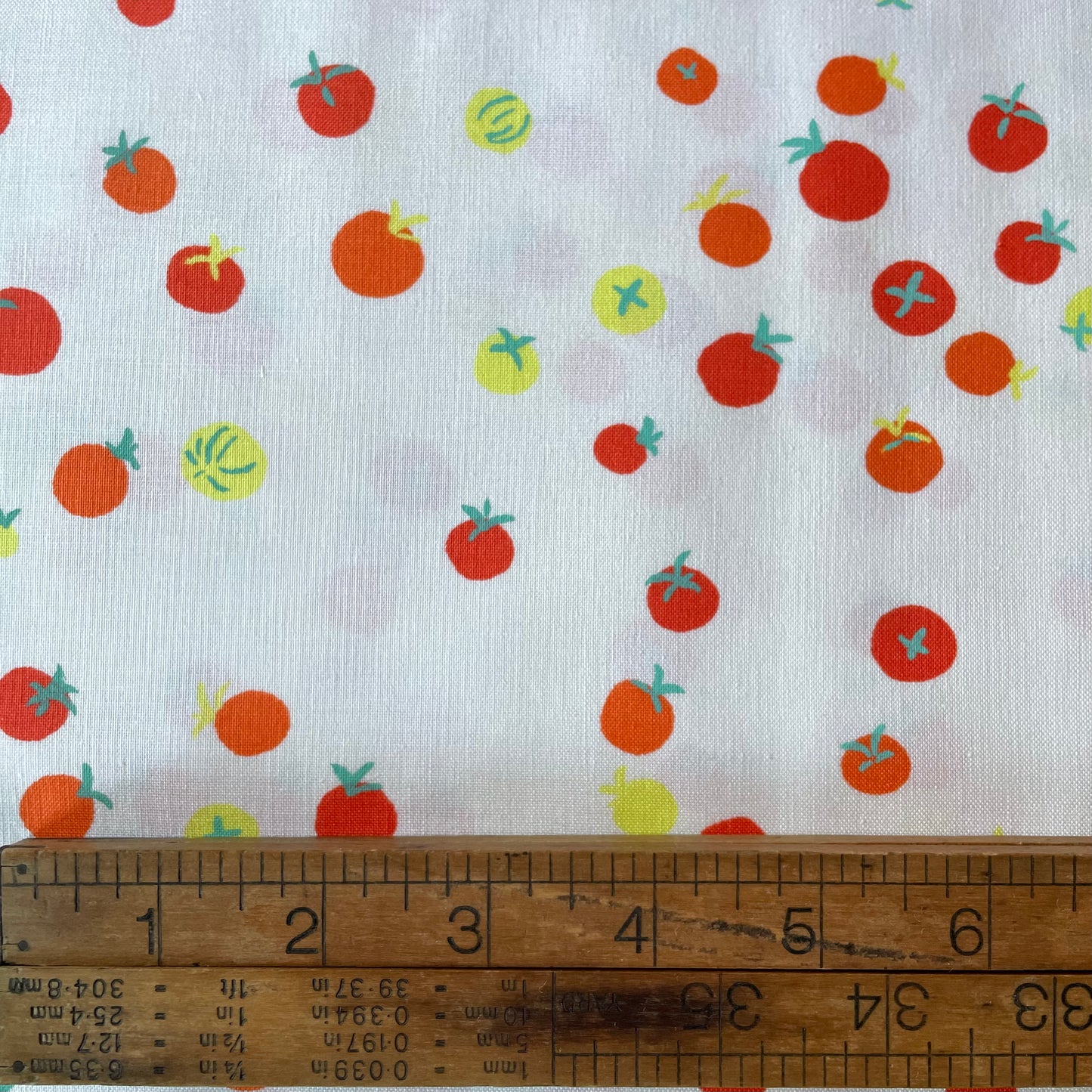 Country Mouse by Heather Ross - Cherry Tomatoes - Tangerine