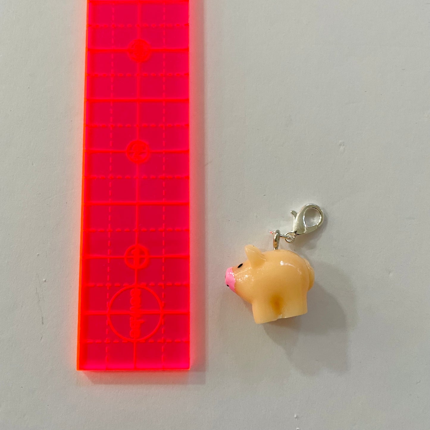 Pig Zipper Charm