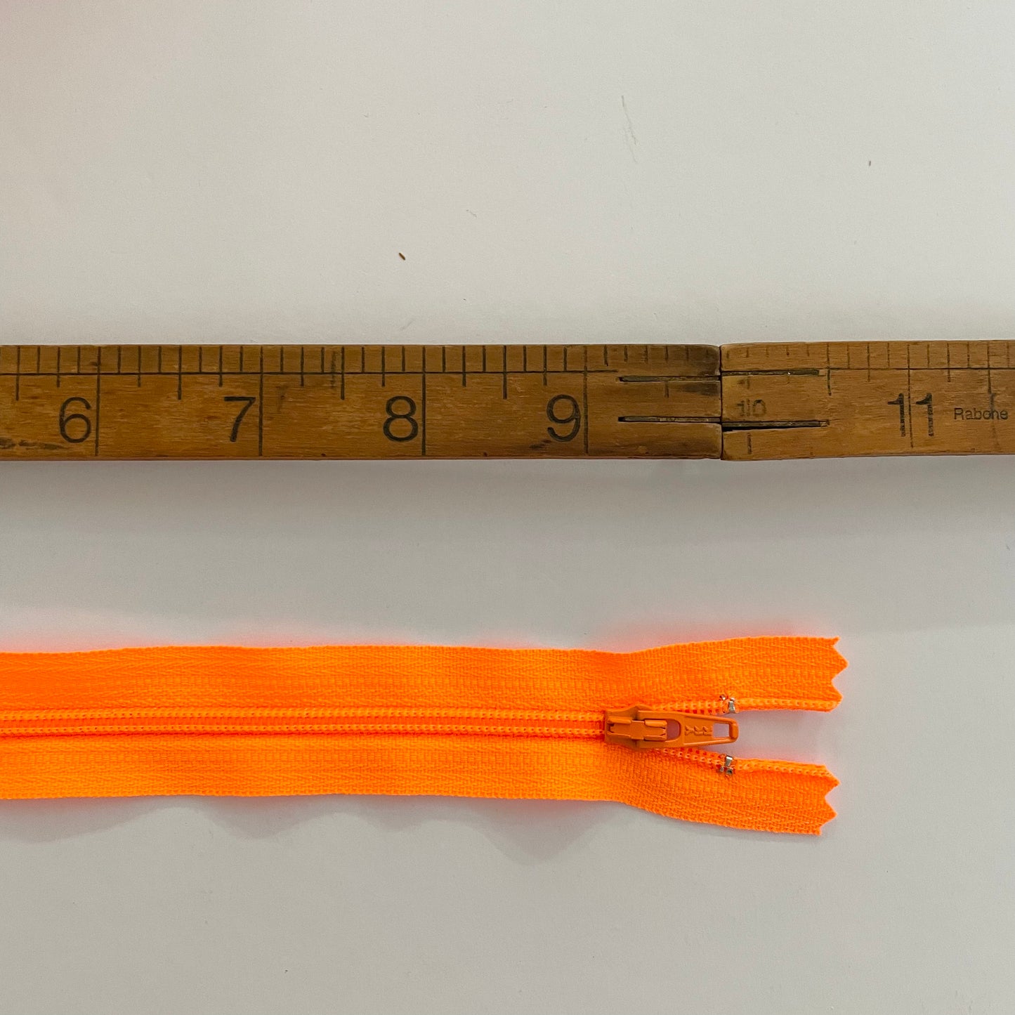 Neon Zipper - Orange - 10" YKK