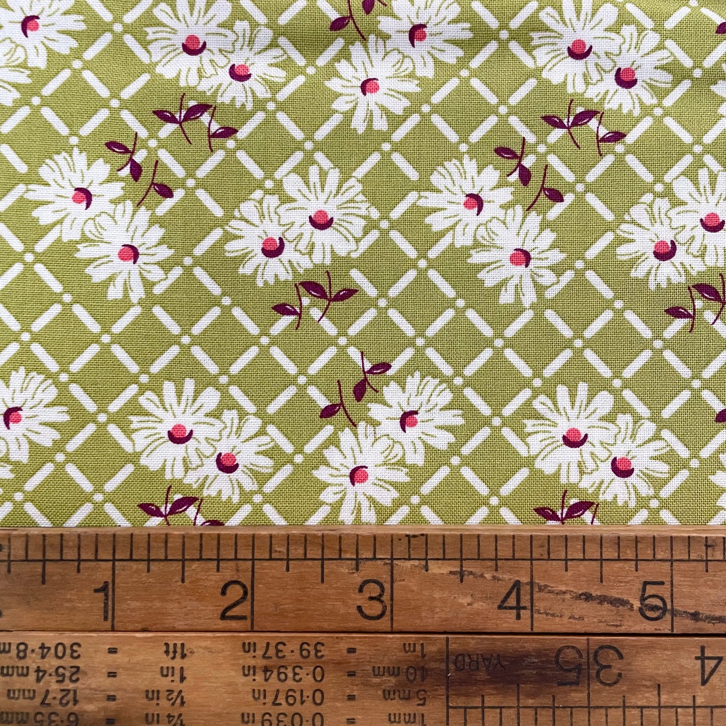 Adel in Summer Trellis - Pear - Riley Blake