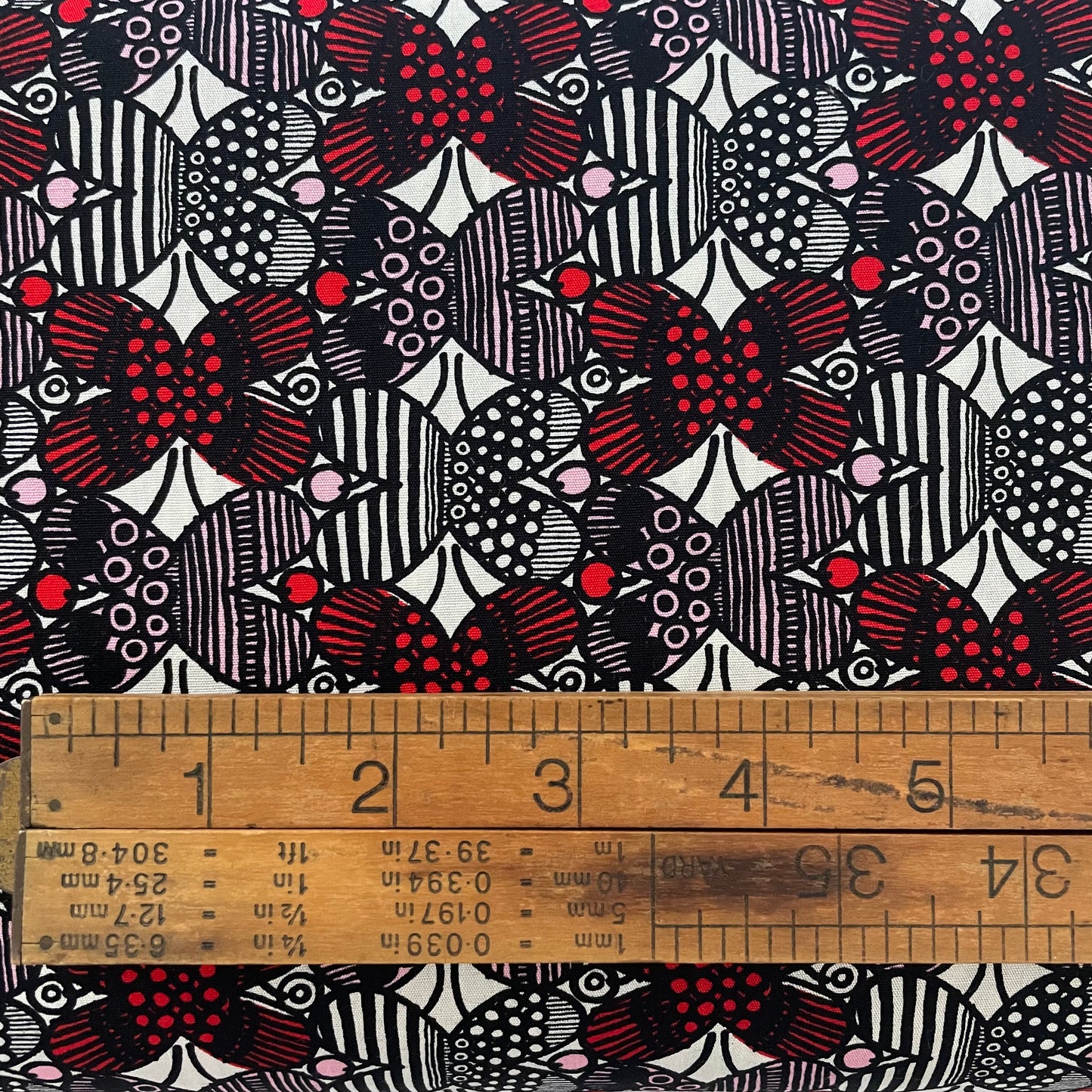 Kobayashi / Project by Cotton -Black and Red Styalised Butterfly