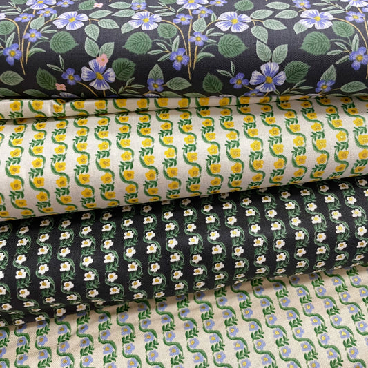 Rifle Paper Co - Bramble - Messina Stripe Yellow Metallic