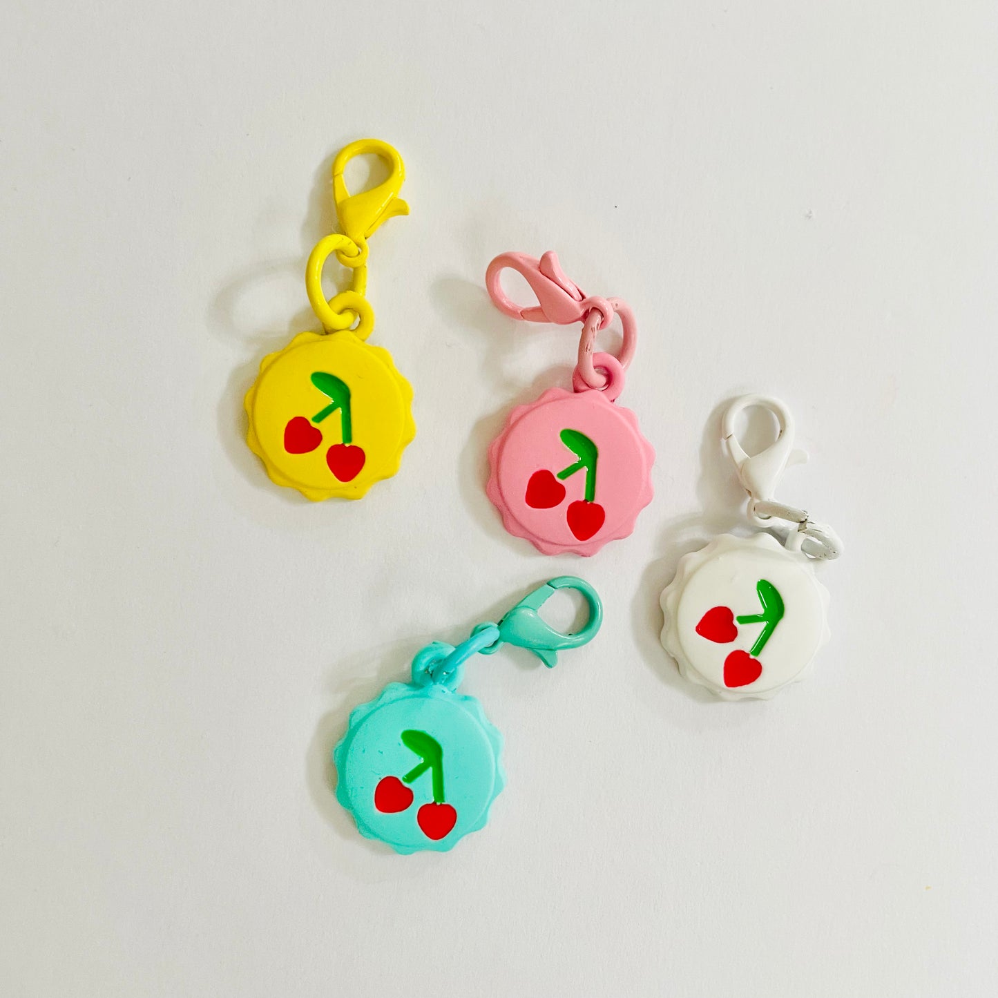 Cherry Zipper Charm