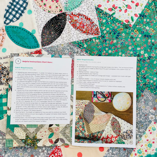 Scrambled Starshine Quilt (Hard Copy Booklet - A5)