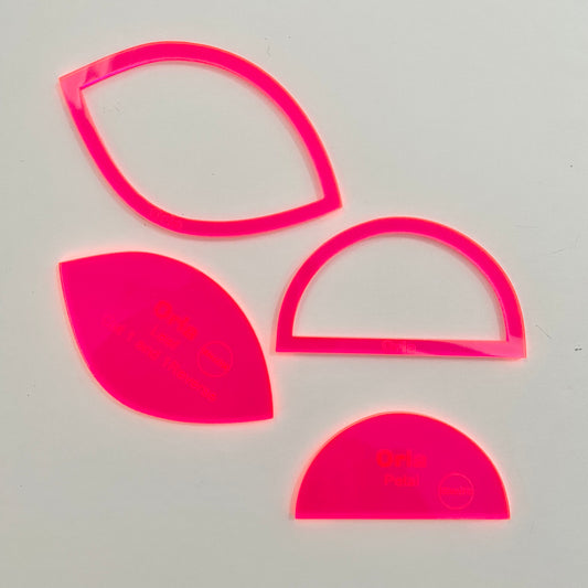 Orla Quilt Acrylic Templates (Petal & Leaf)