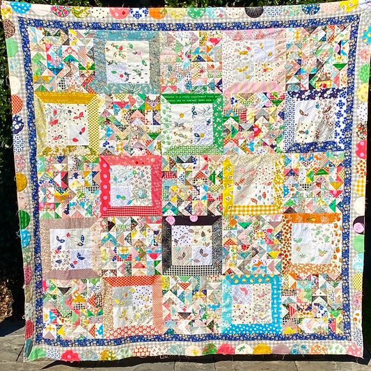 Vintage Geese Quilt (Digital Download - A4 PDF)