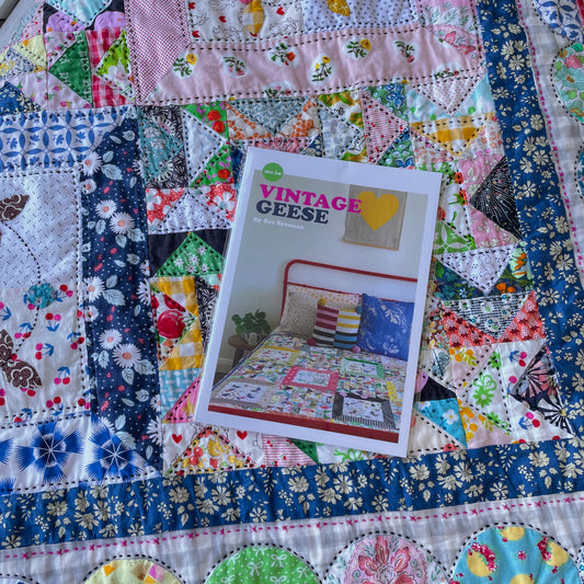 Vintage Geese Quilt (Hard Copy Booklet - A5)