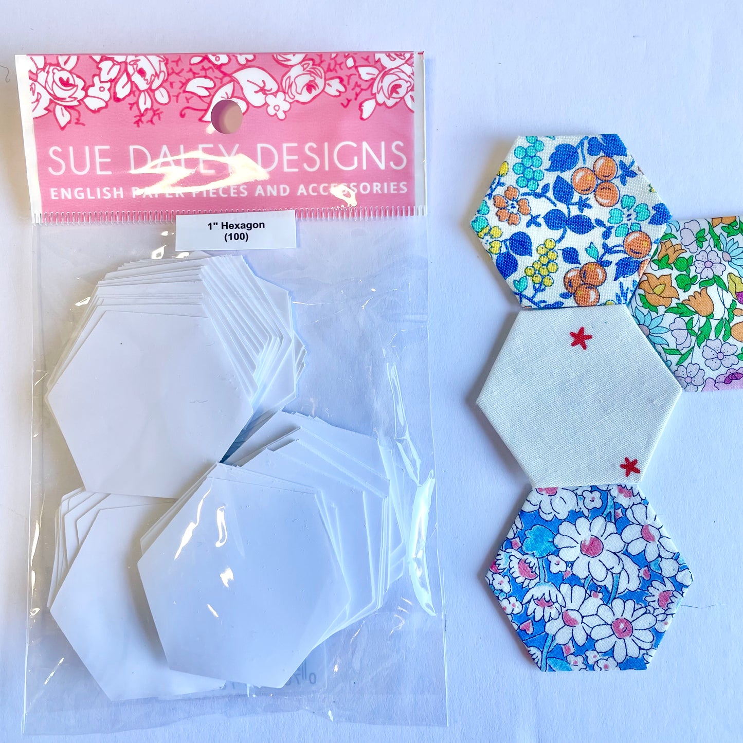 1” Hexagon Papers - Sue Daley Designs