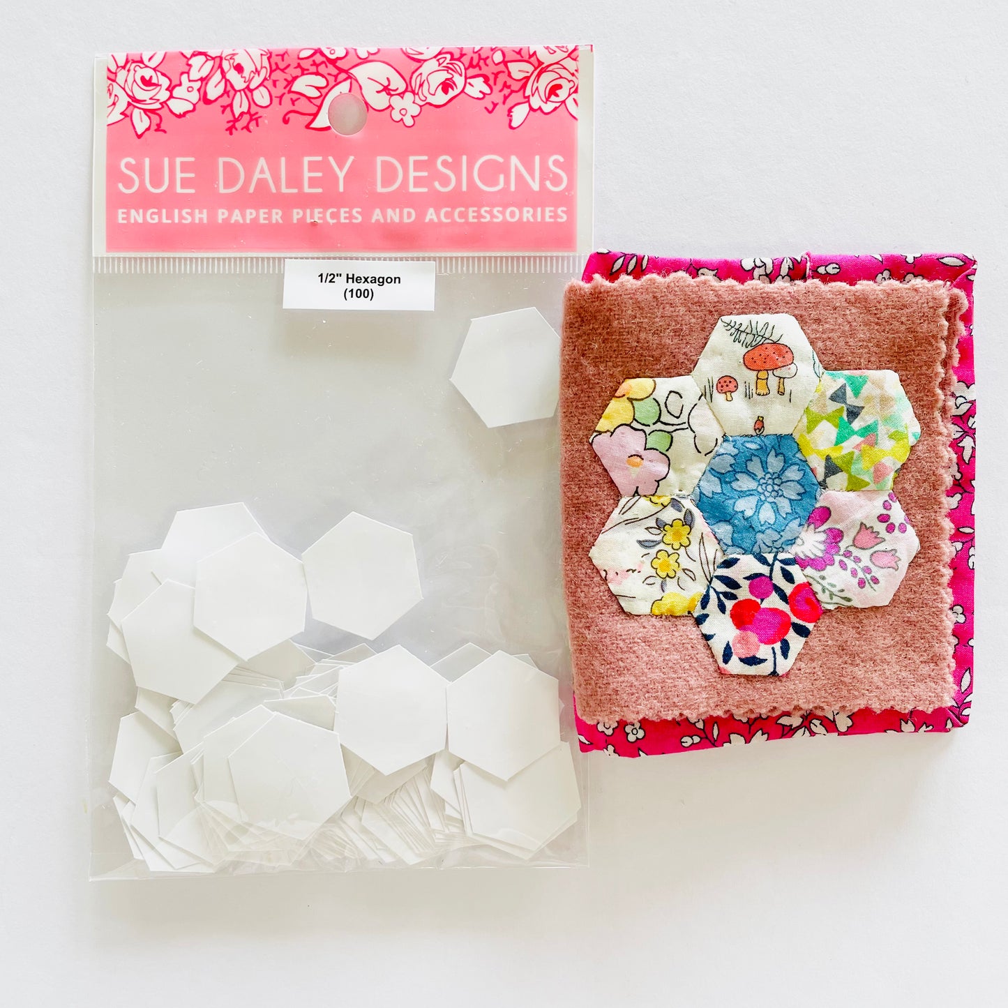 1/2" Hexagon Papers - Sue Daley Designs