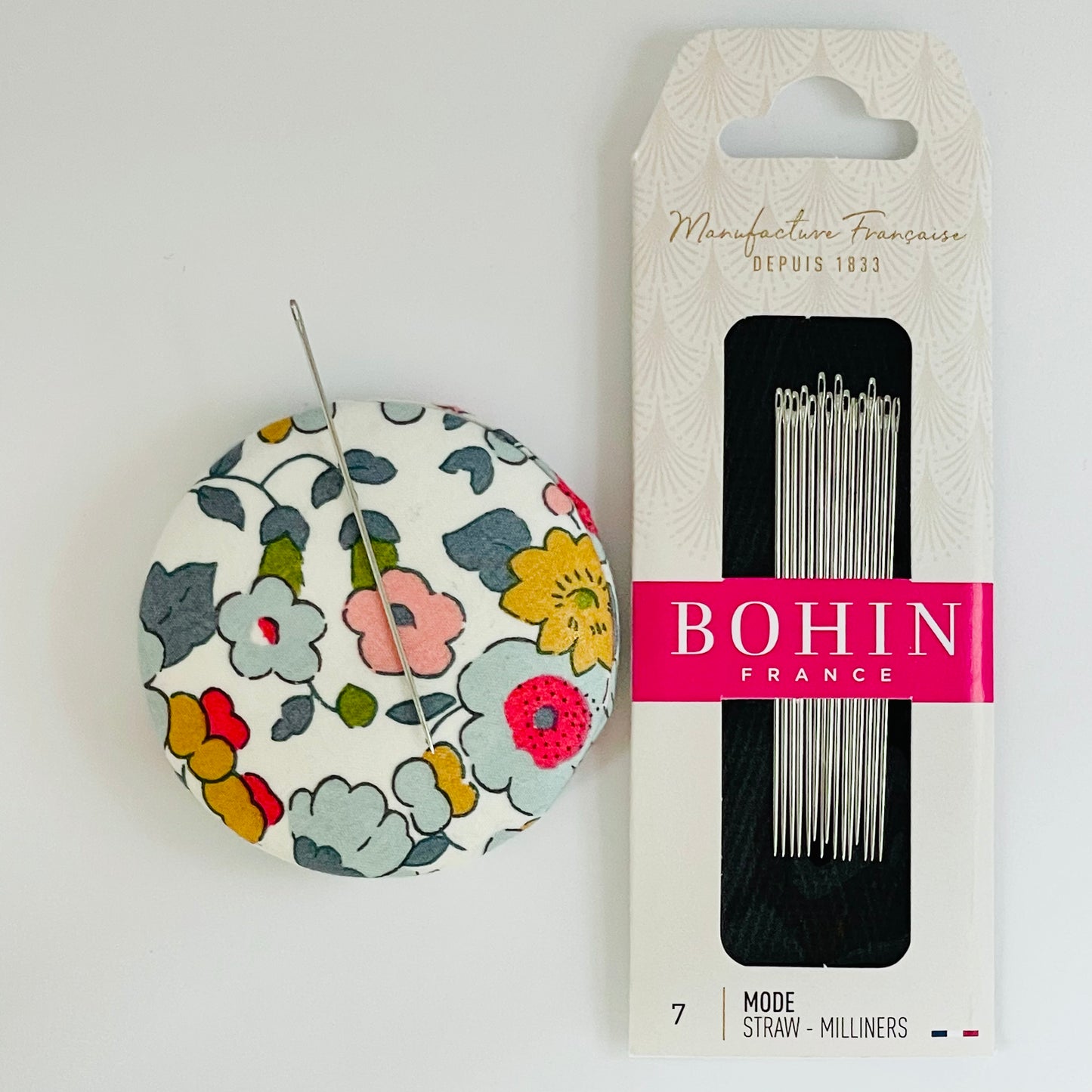 Bohin Straw Milliners Needles - size 7