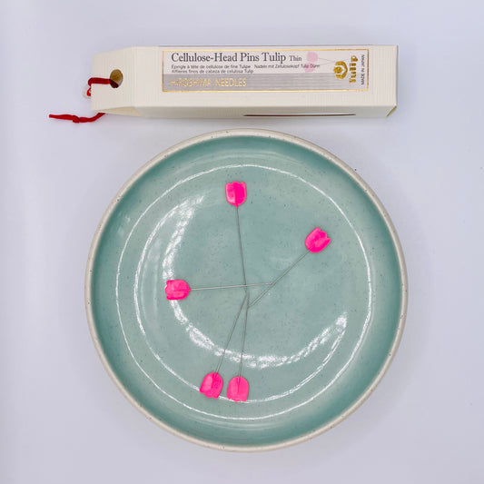 Tulip Cellulose - Head Pins - Pink