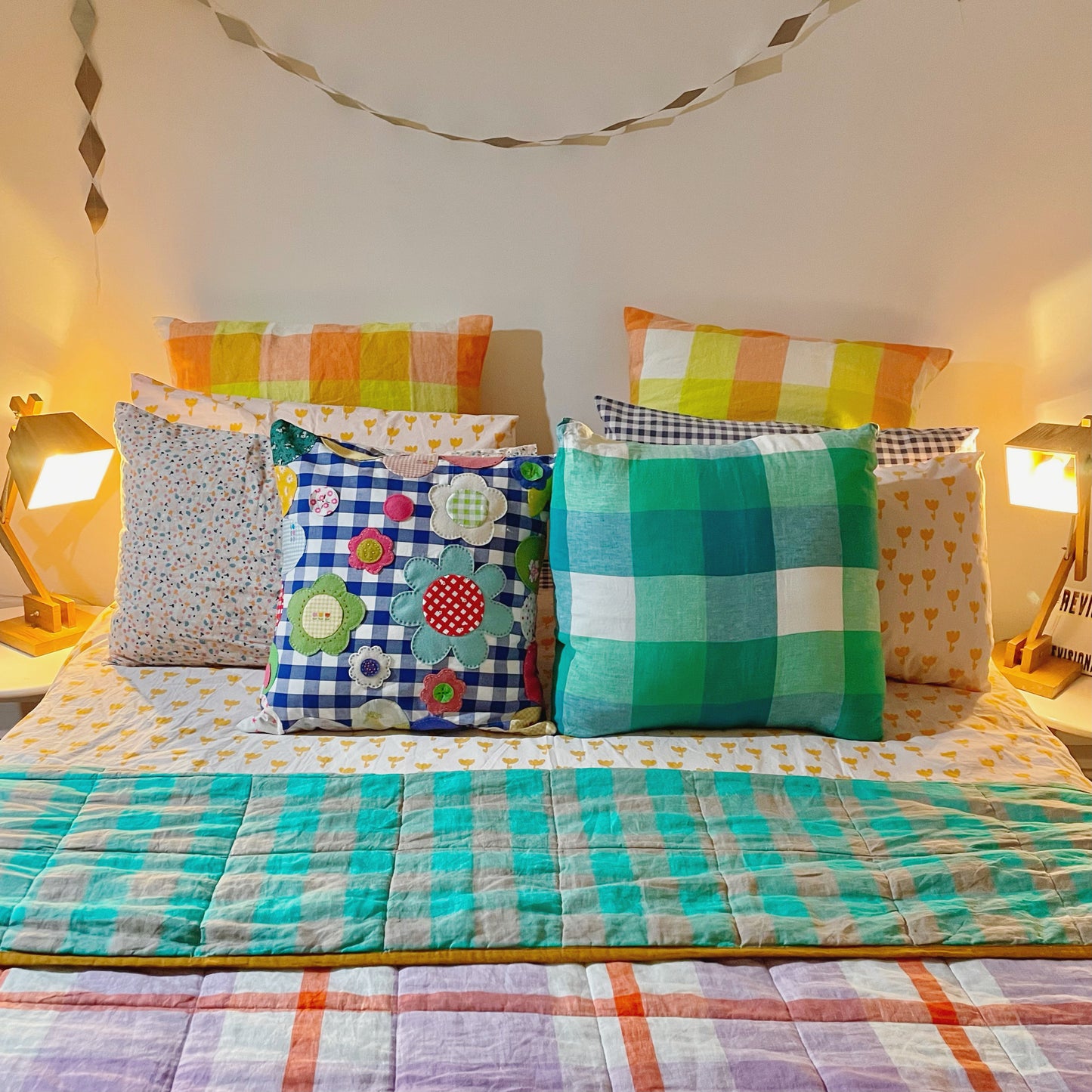 Flower Power Cushion Pattern