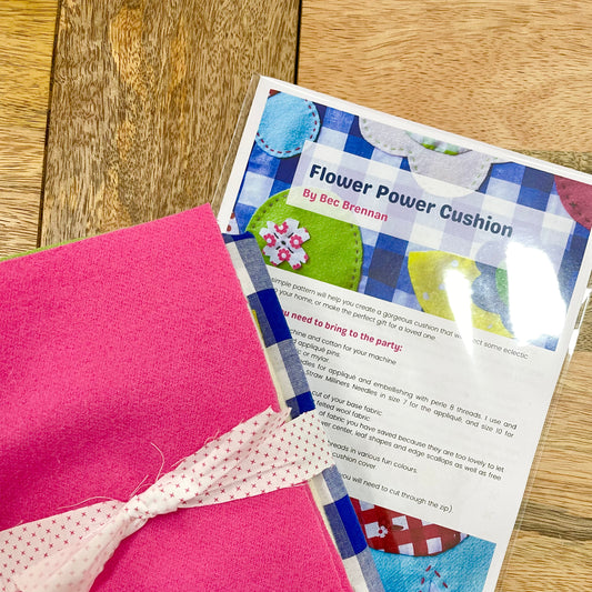 Flower Power Cushion Pattern