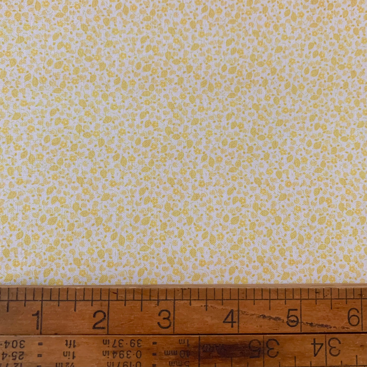 Aunt Grace Rock My Baby - Ditsy in Yellow - Marcus Fabrics