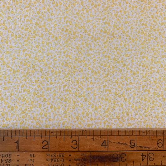 Aunt Grace Rock My Baby - Ditsy in Yellow - Marcus Fabrics