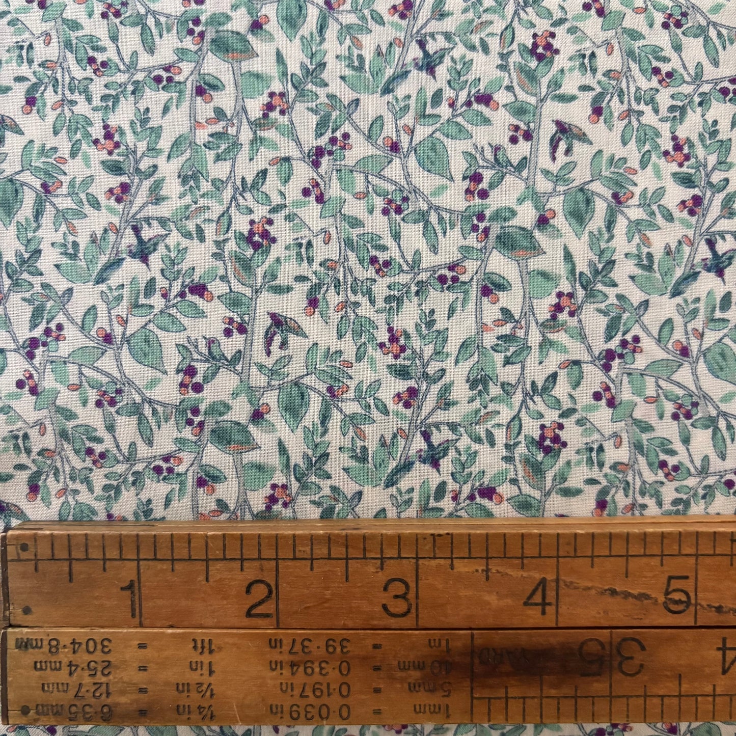 Teal Floral - Japanese Cotton Printed Lawn
