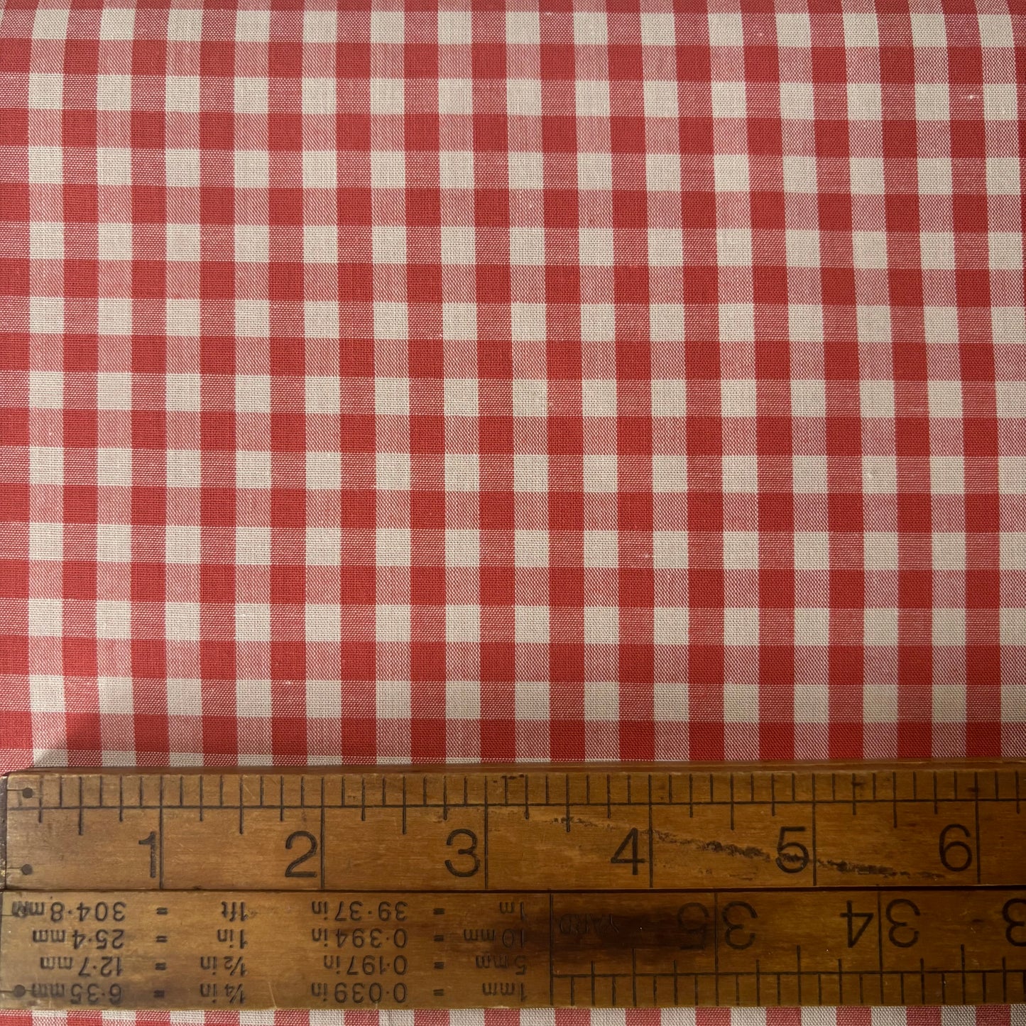 Tomato - Yarn Dyed Japanese Gingham