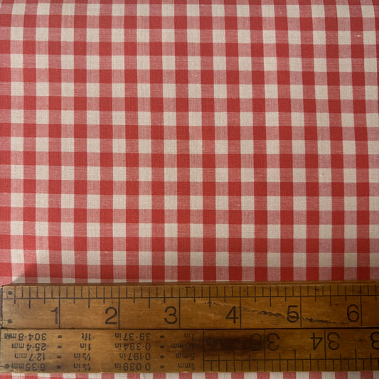 Tomato - Yarn Dyed Japanese Gingham
