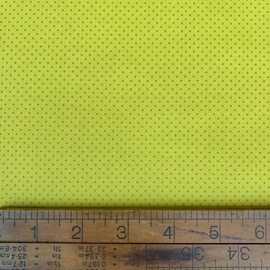 1-800 Calico - Ruby Star Society - Mini Dot in Chrome Yellow