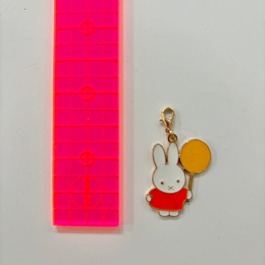 Miffy with Balloon Zipper Charm