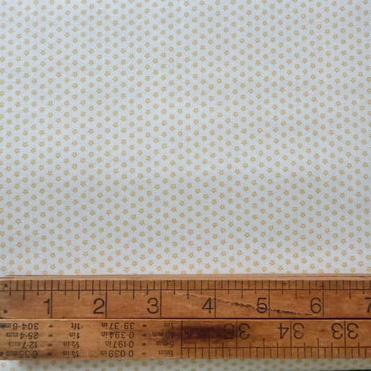 Aunt Grace Goes Scrappy by Judie Rothermel for Marcus Fabrics - Mini Flowers - Yellow