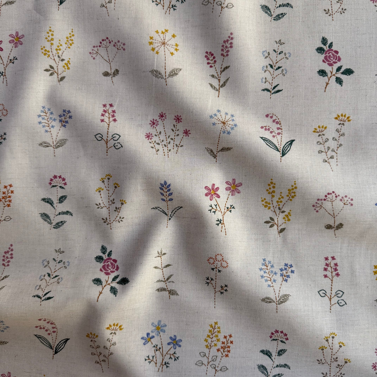 Kei Petit Joli - Floral (Bright) Cotton / Linen