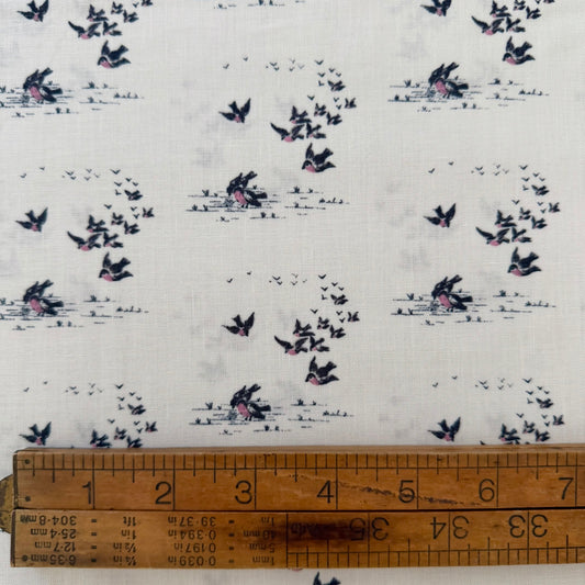 Flying Birds in Grain - Ayla by Max and Louise for Andover