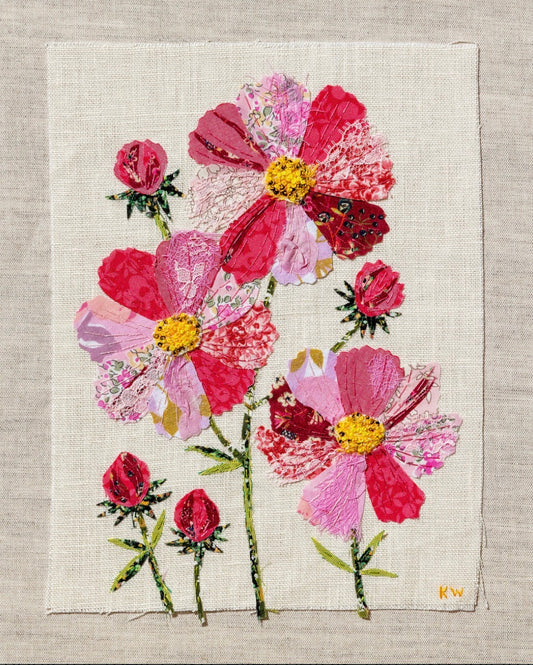 Wattle and Loop - Cosmos Slow Stitch Kit