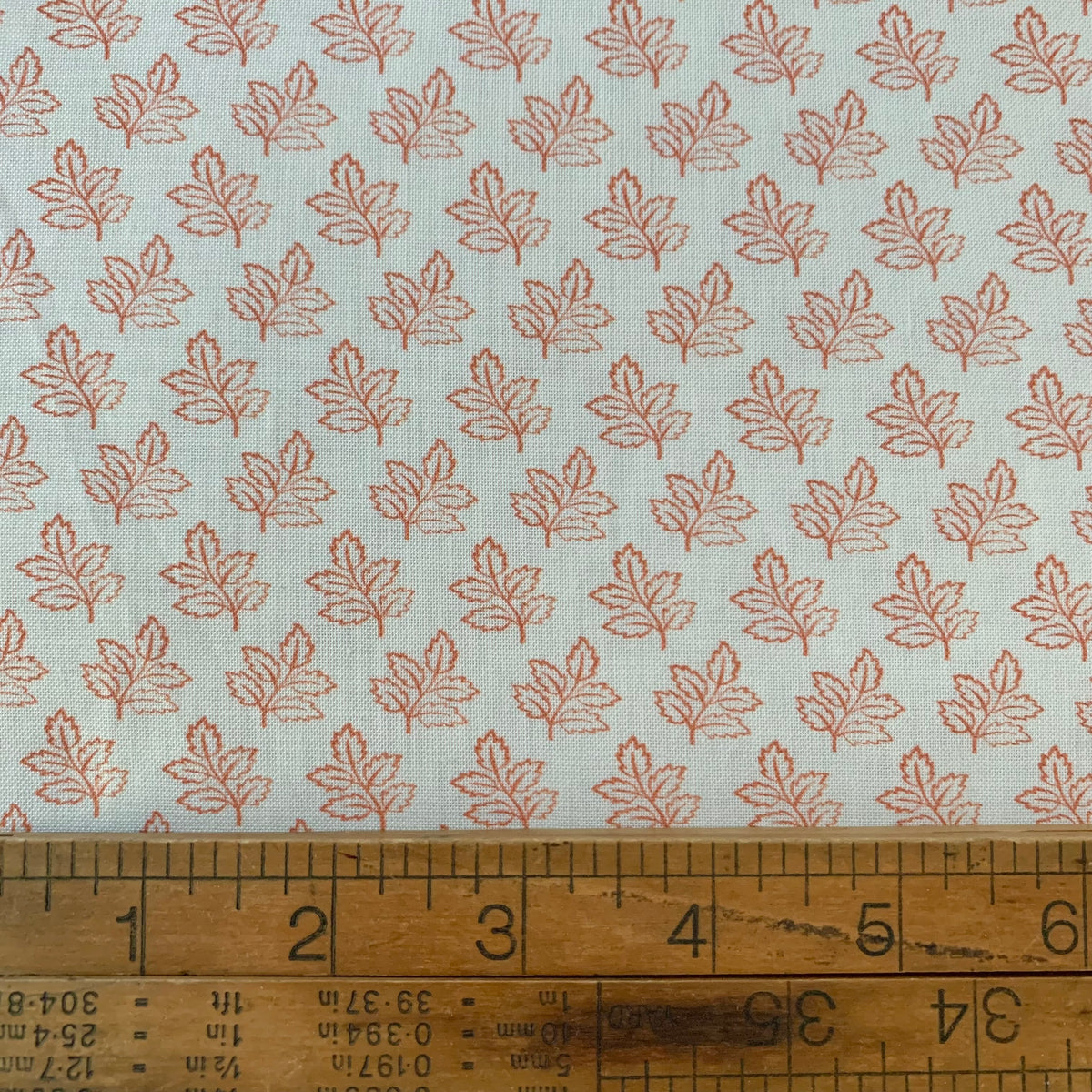 Sanibel Island - Leaf in Orange - Marcus Fabrics