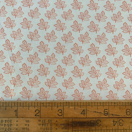 Sanibel Island - Leaf in Orange - Marcus Fabrics