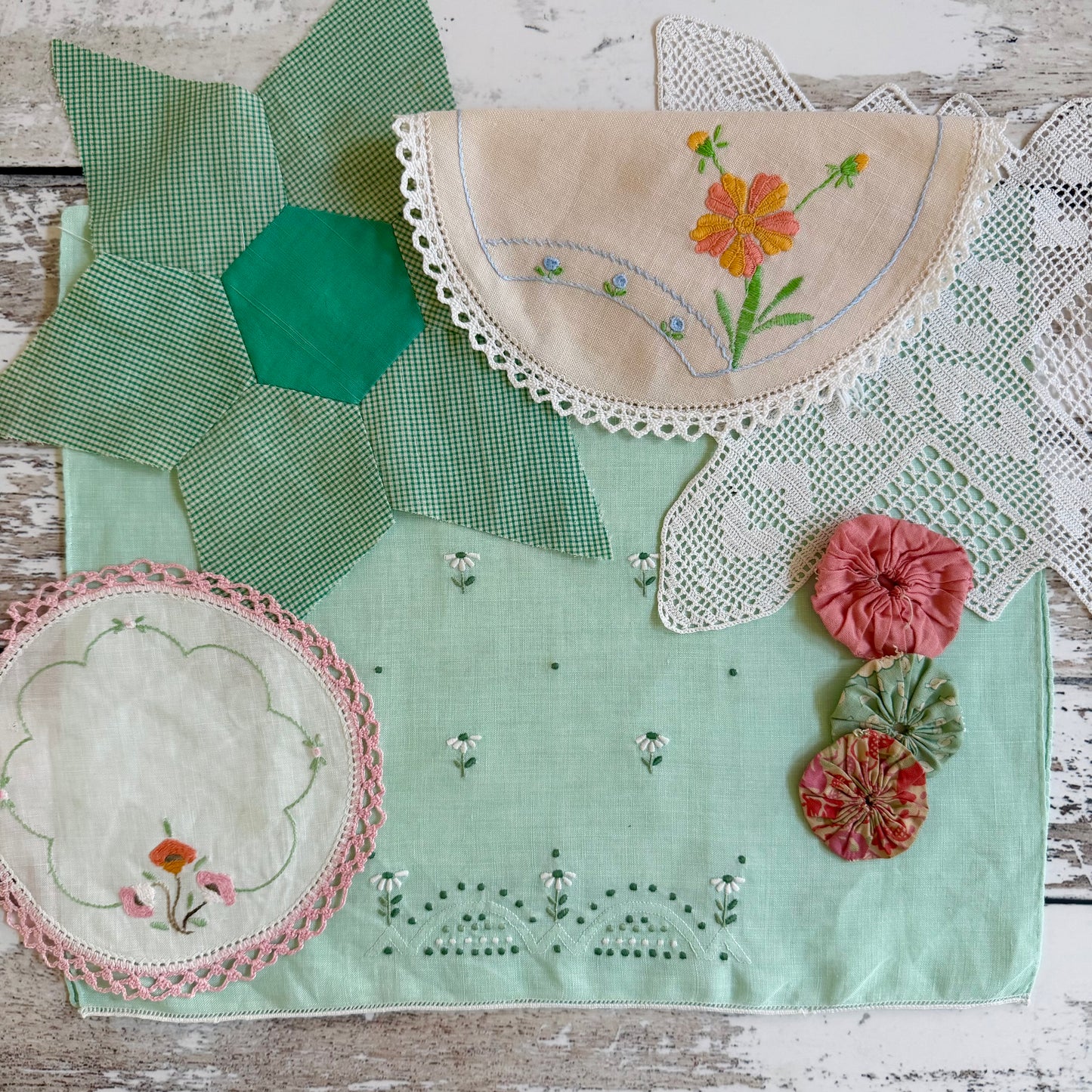 Vintage Bundle for Textile Collage (C)