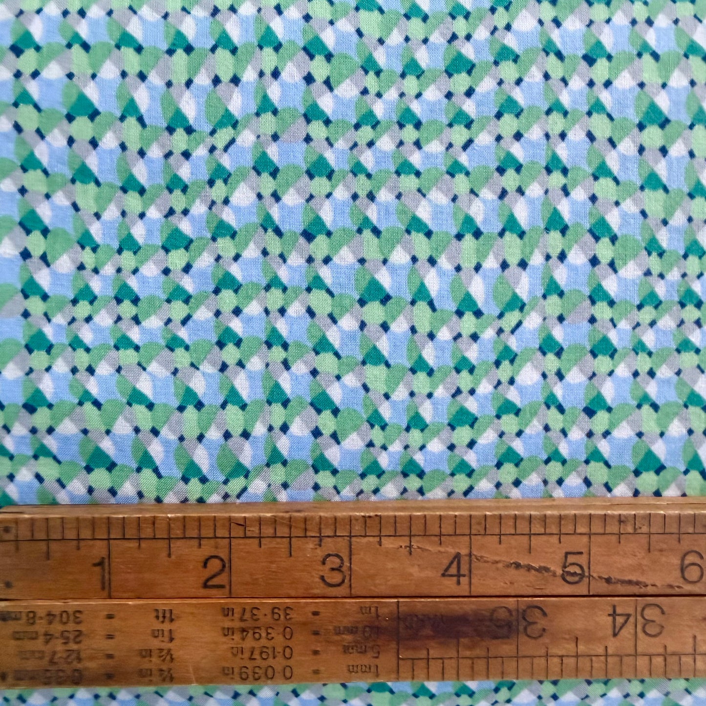 Green Geometric - Japanese Lawn
