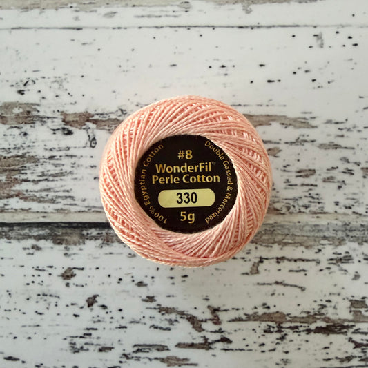 Wonderfil Perle 8 Thread - 330 Peach Fuzz