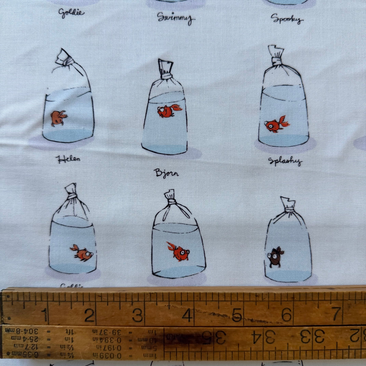 Heather Ross Favorites - Goldfishes in Bags