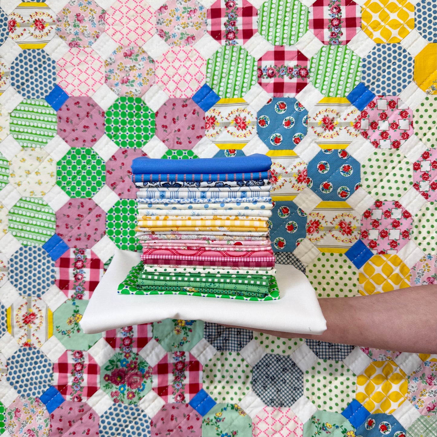 Sadie’s Quilt Complete Fabric Bundle - Bec’s Version (with Petit Pan)