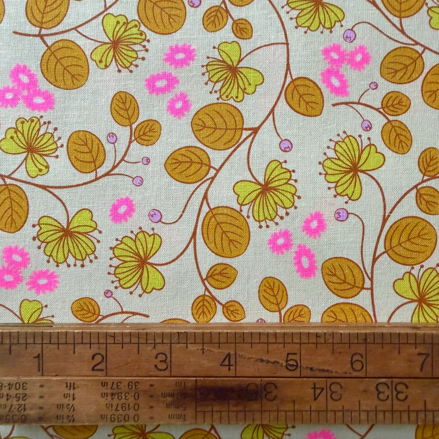Caper Floral in Parchment - Lofi Linen - Ruby Star Society