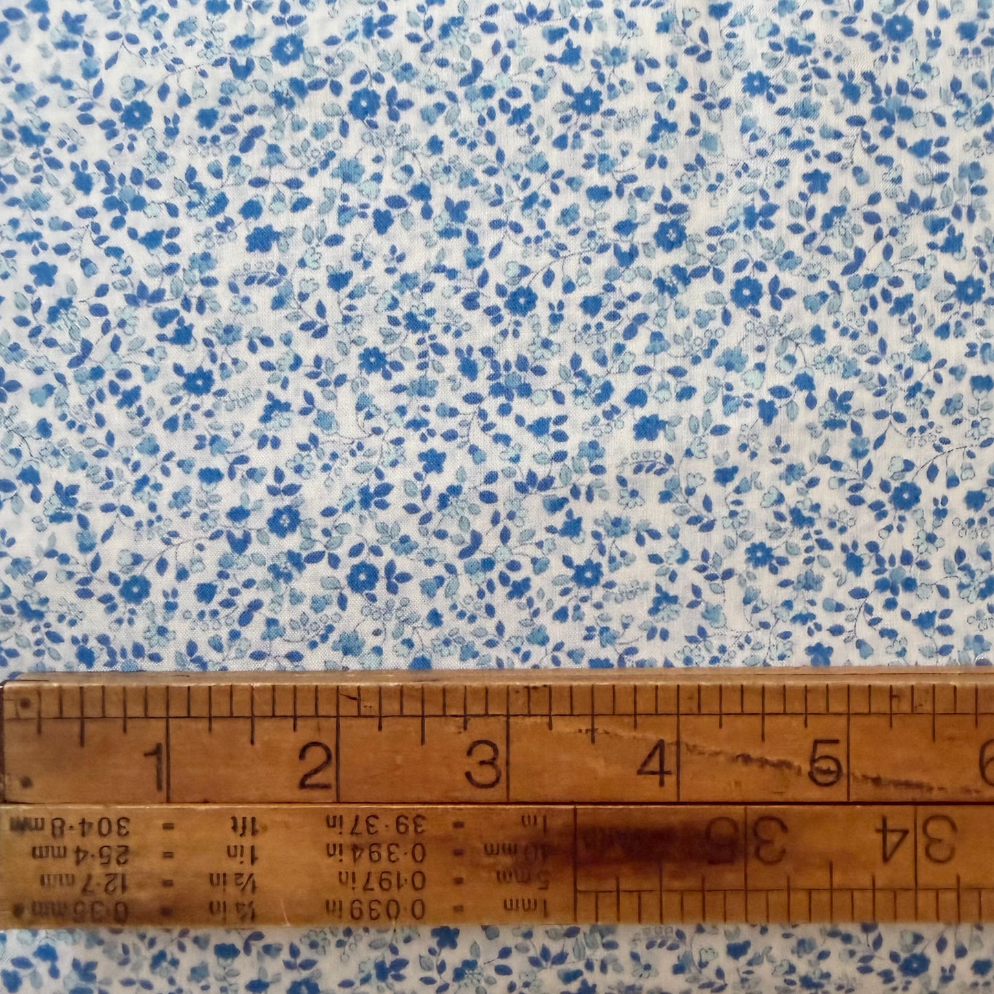 Dainty Blue Floral - Japanese Lawn