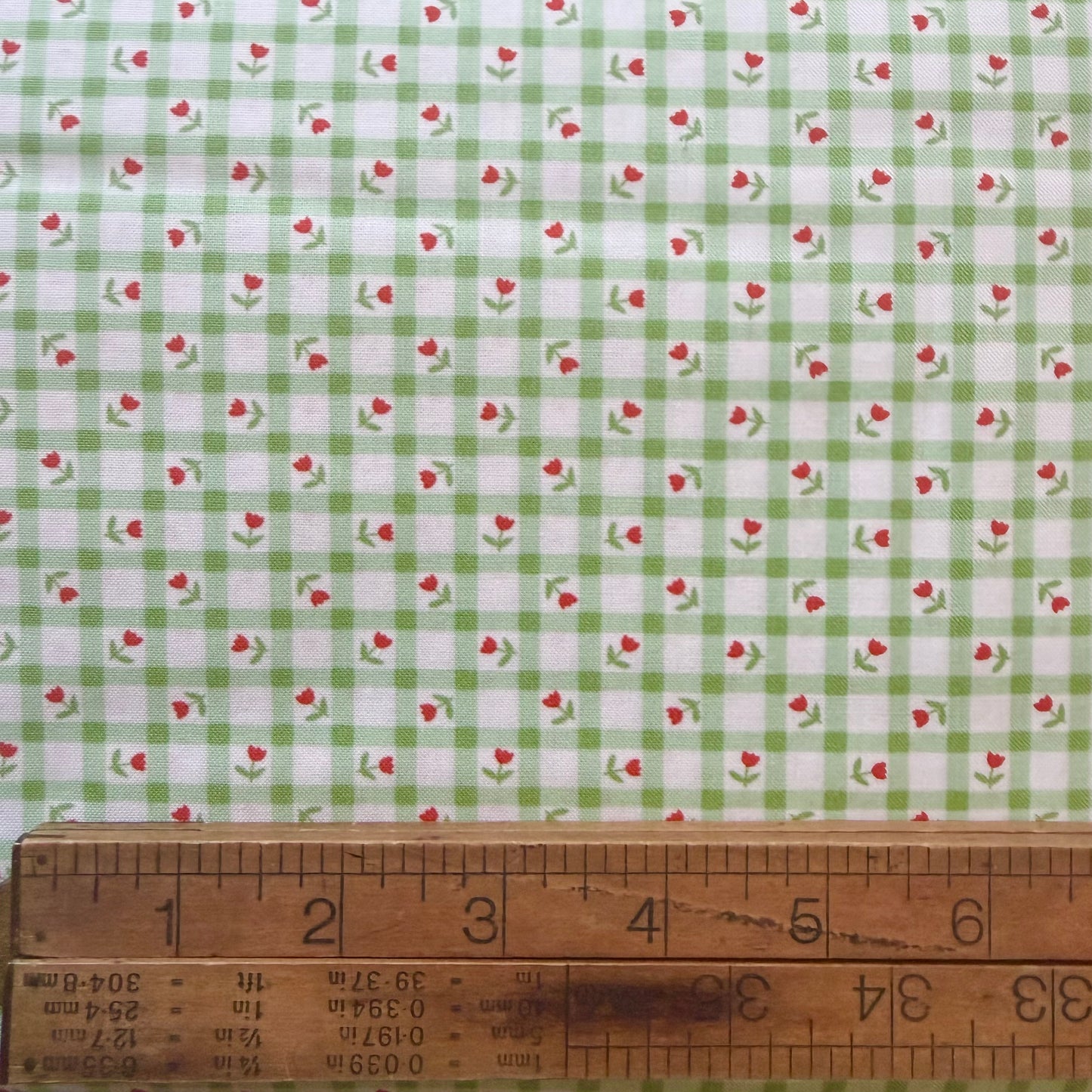 Tulip Kisses in Mint - Bluebells & Buttercups by Poppie Cotton