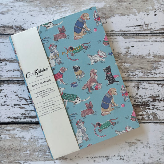 Cath Kidston Dogs A5 Soft Cloth Cover Daily Planner