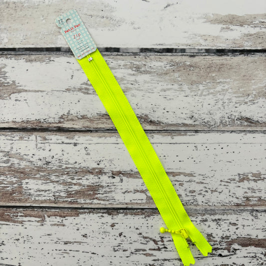Petit Pan 22 cm Neon Yellow zip