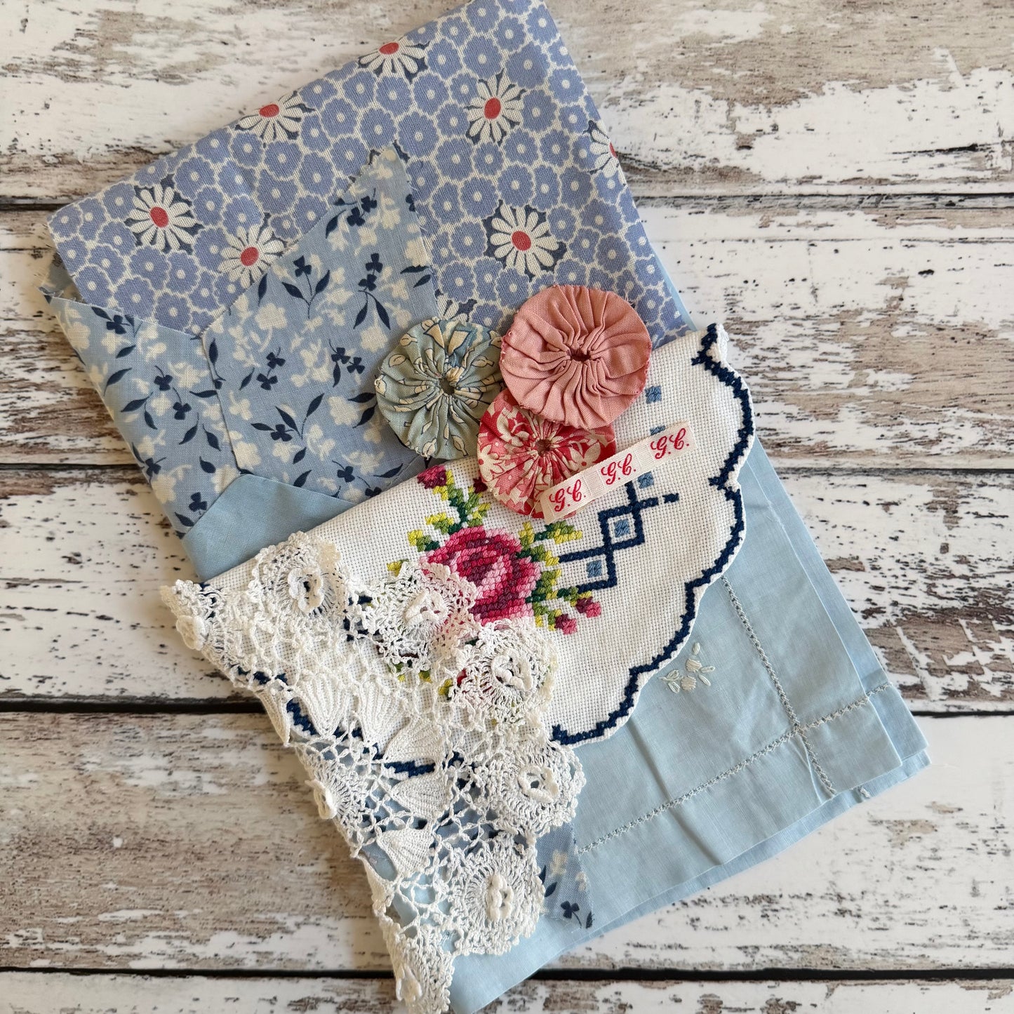 Vintage Bundle for Textile Collage (A)